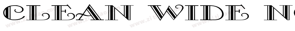 Clean Wide Normal字体转换